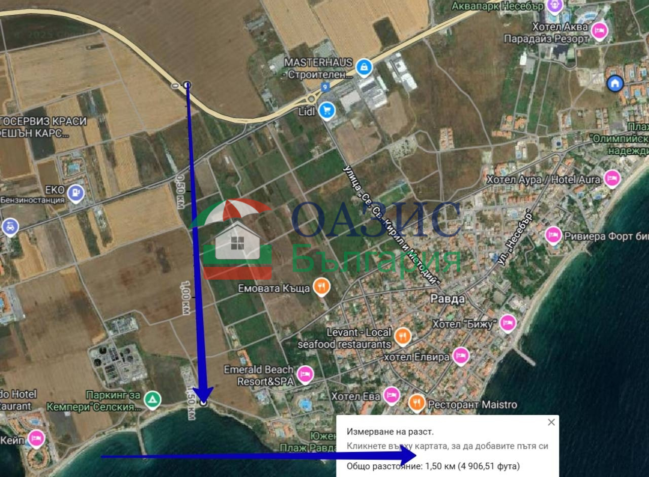 Продава ПАРЦЕЛ, с. Равда, област Бургас, снимка 5 - Парцели - 52049940