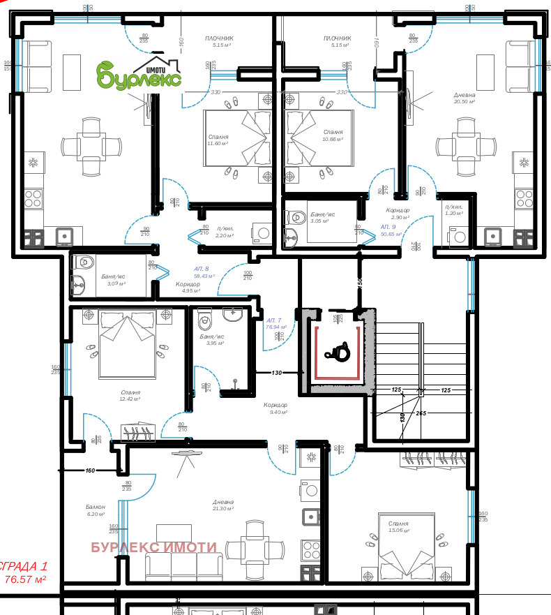 Продава 3-СТАЕН, гр. Варна, м-т Пчелина, снимка 5 - Апартаменти - 52269399