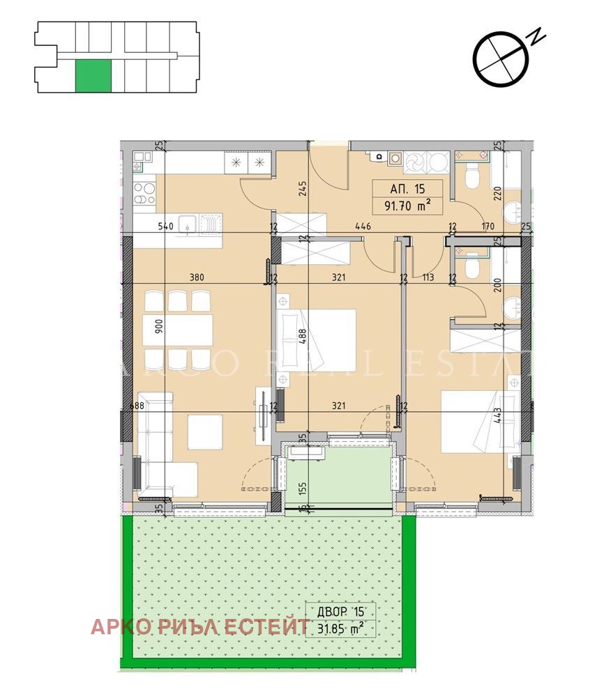 Продава 3-СТАЕН, гр. София, Малинова долина, снимка 2 - Апартаменти - 56182675