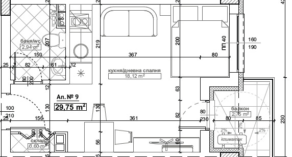Продава 1-СТАЕН, гр. Китен, област Бургас, снимка 4 - Апартаменти - 53151116
