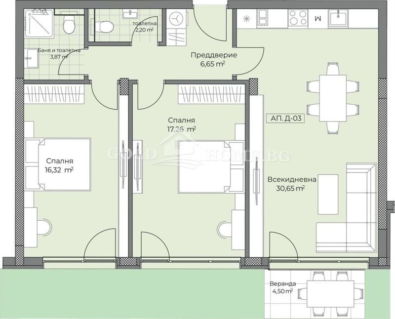 Eladó  2 hálószobás Plovdiv , Ostromila , 94 négyzetméter | 47515452 - kép [12]