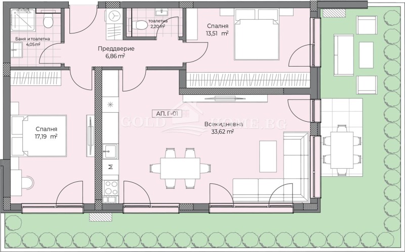 Satılık  2 yatak odası Plovdiv , Ostromila , 94 metrekare | 47515452 - görüntü [10]