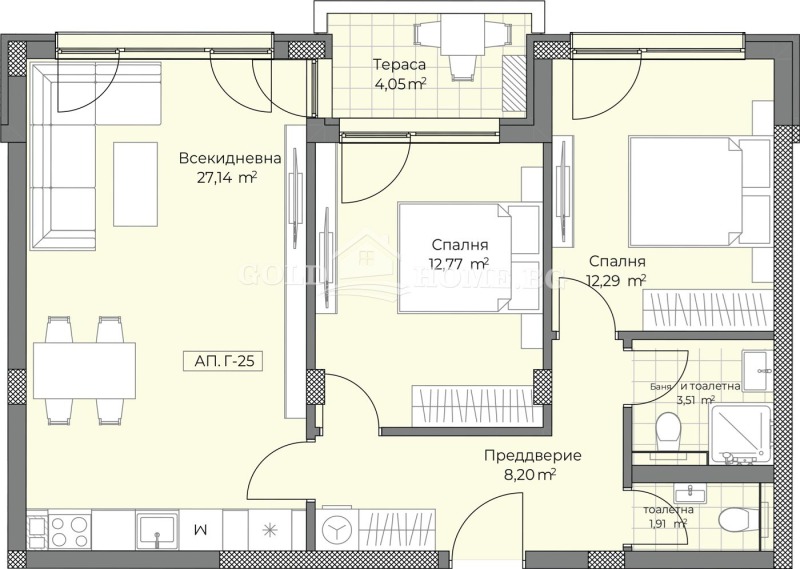 Zu verkaufen  2 Schlafzimmer Plowdiw , Ostromila , 94 qm | 47515452 - Bild [9]