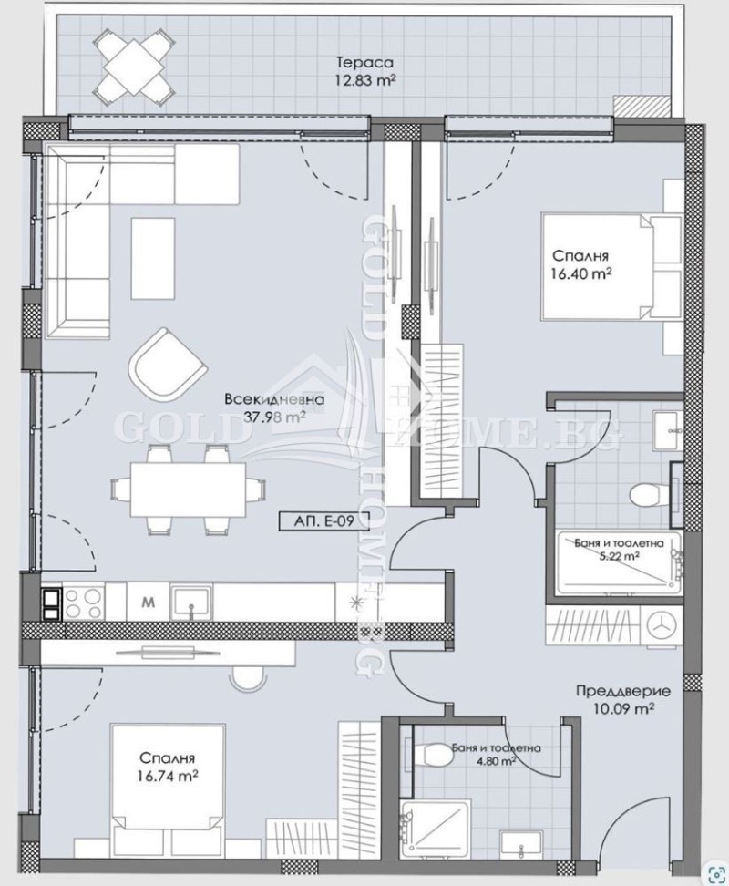 Til salg  2 soveværelser Plovdiv , Ostromila , 94 kvm | 47515452 - billede [17]