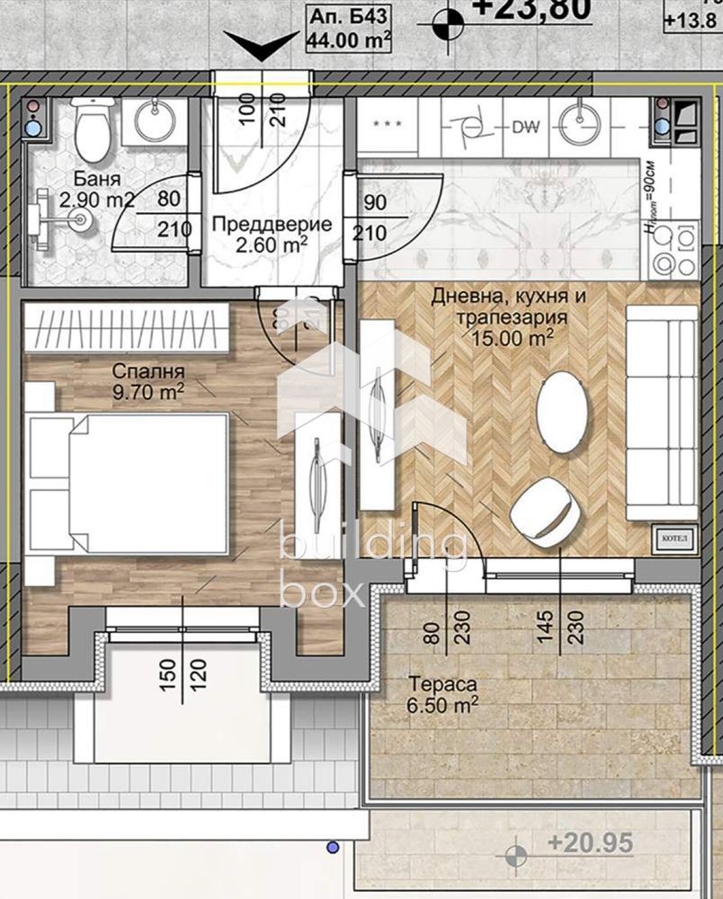 Продава 2-СТАЕН, гр. София, Овча купел 1, снимка 2 - Апартаменти - 53704324