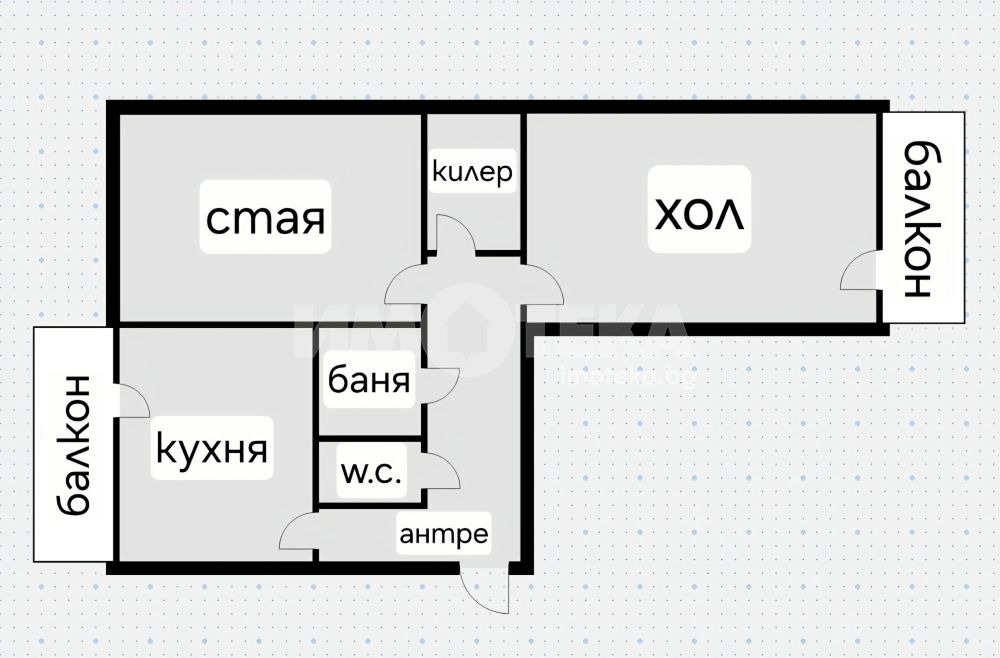 Продава 2-СТАЕН, гр. София, Гоце Делчев, снимка 4 - Апартаменти - 54915316