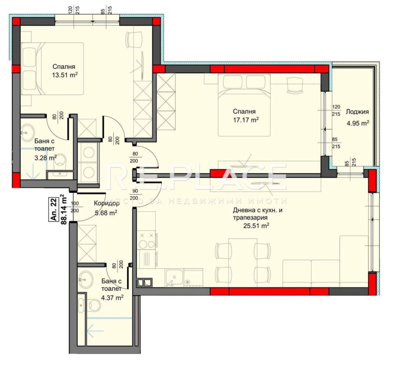 Продава 3-СТАЕН, гр. Варна, Аспарухово, снимка 2 - Aпартаменти - 48224257