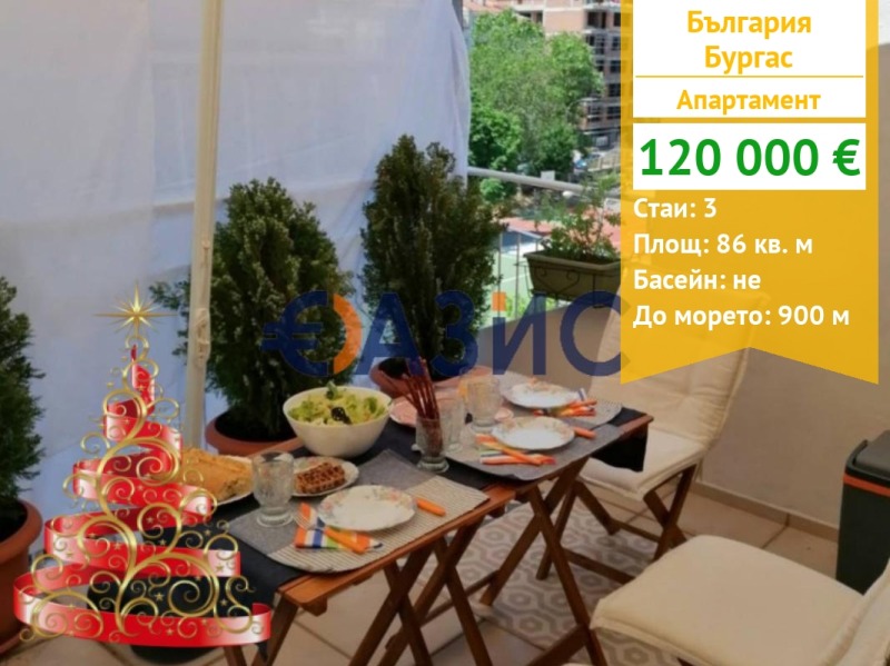 Продава 3-СТАЕН, гр. Бургас, Център