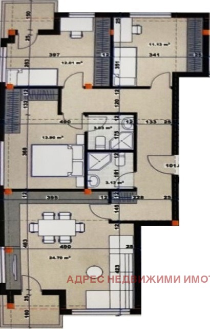 Продава МНОГОСТАЕН, гр. Стара Загора, Център, снимка 1 - Aпартаменти - 48713155