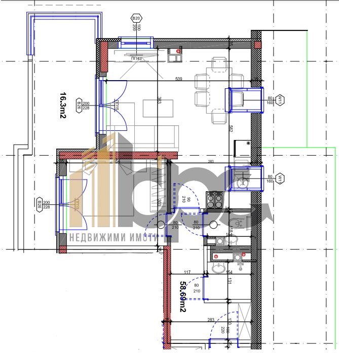 Zu verkaufen  1 Schlafzimmer Sofia , Krastowa wada , 101 qm | 20184990 - Bild [2]