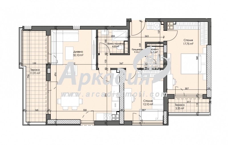 Продава  3-стаен град Пловдив , Кършияка , 131 кв.м | 80737765 - изображение [2]