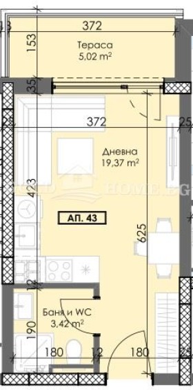 Na prodej  Studio Plovdiv , Trakija , 32 m2 | 28451370 - obraz [3]