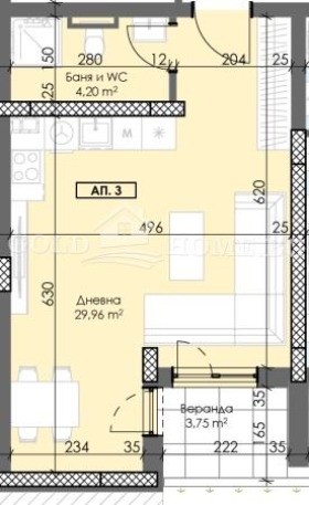 À vendre  Studio Plovdiv , Trakiya , 32 m² | 28451370 - image [9]