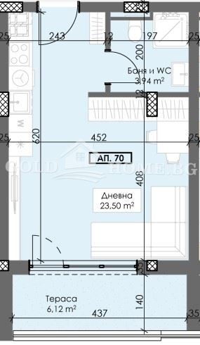 Na prodej  Studio Plovdiv , Trakija , 32 m2 | 28451370 - obraz [5]