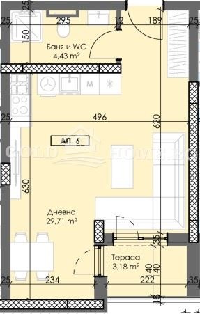 En venta  Estudio Plovdiv , Trakiya , 32 metros cuadrados | 28451370 - imagen [7]