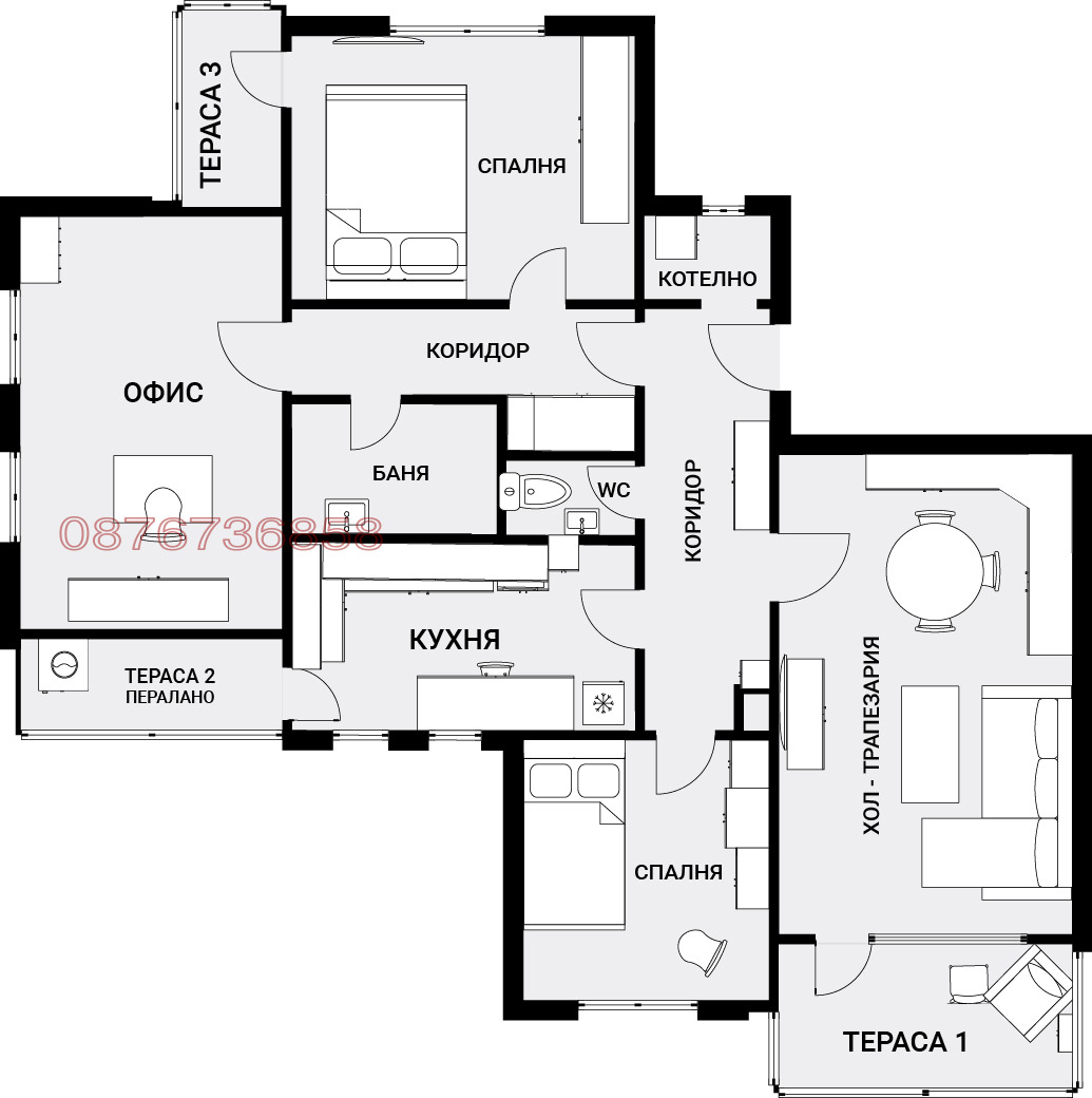 Продава 3-СТАЕН, гр. Русе, Мальовица, снимка 4 - Апартаменти - 54754845