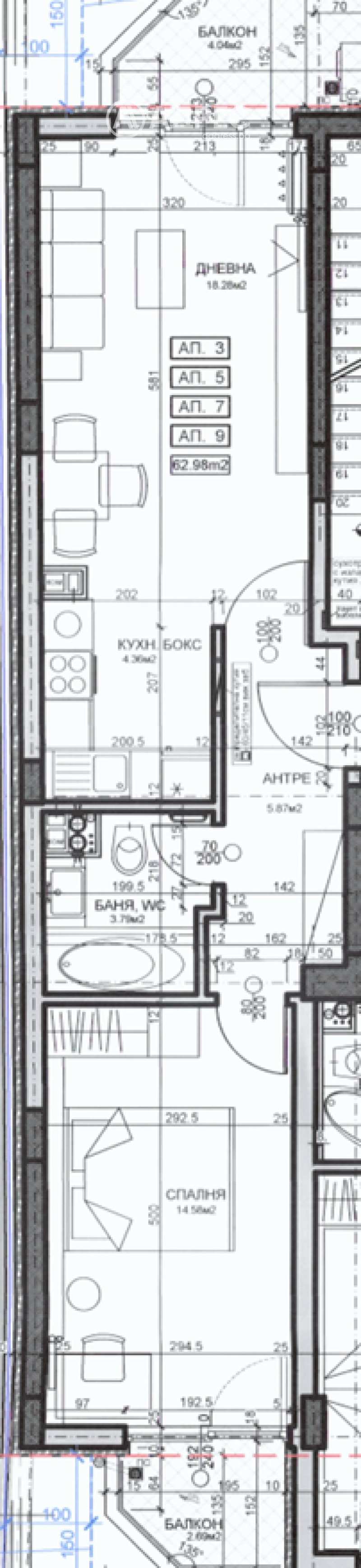 Продава 2-СТАЕН, гр. София, Център, снимка 4 - Апартаменти - 53506698