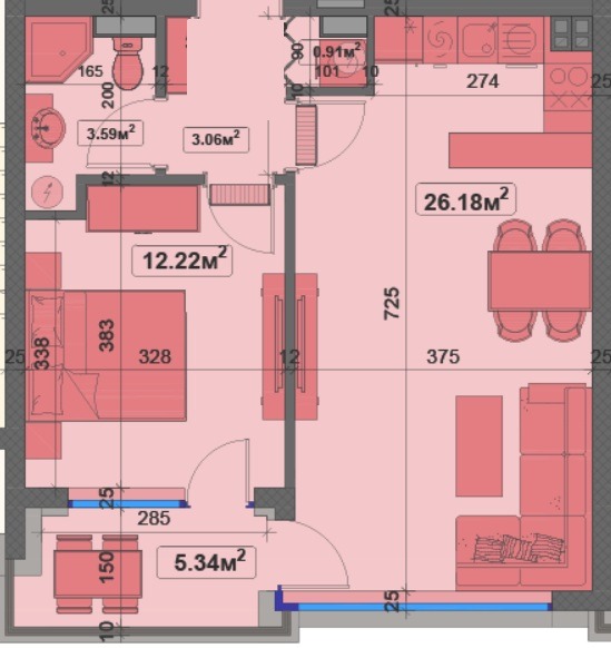 Продава 2-СТАЕН, гр. Варна, Чайка, снимка 13 - Апартаменти - 55043813