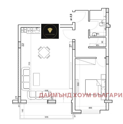 Til salg  1 soveværelse Plovdiv , Mladezhki Halm , 90 kvm | 98460984 - billede [2]