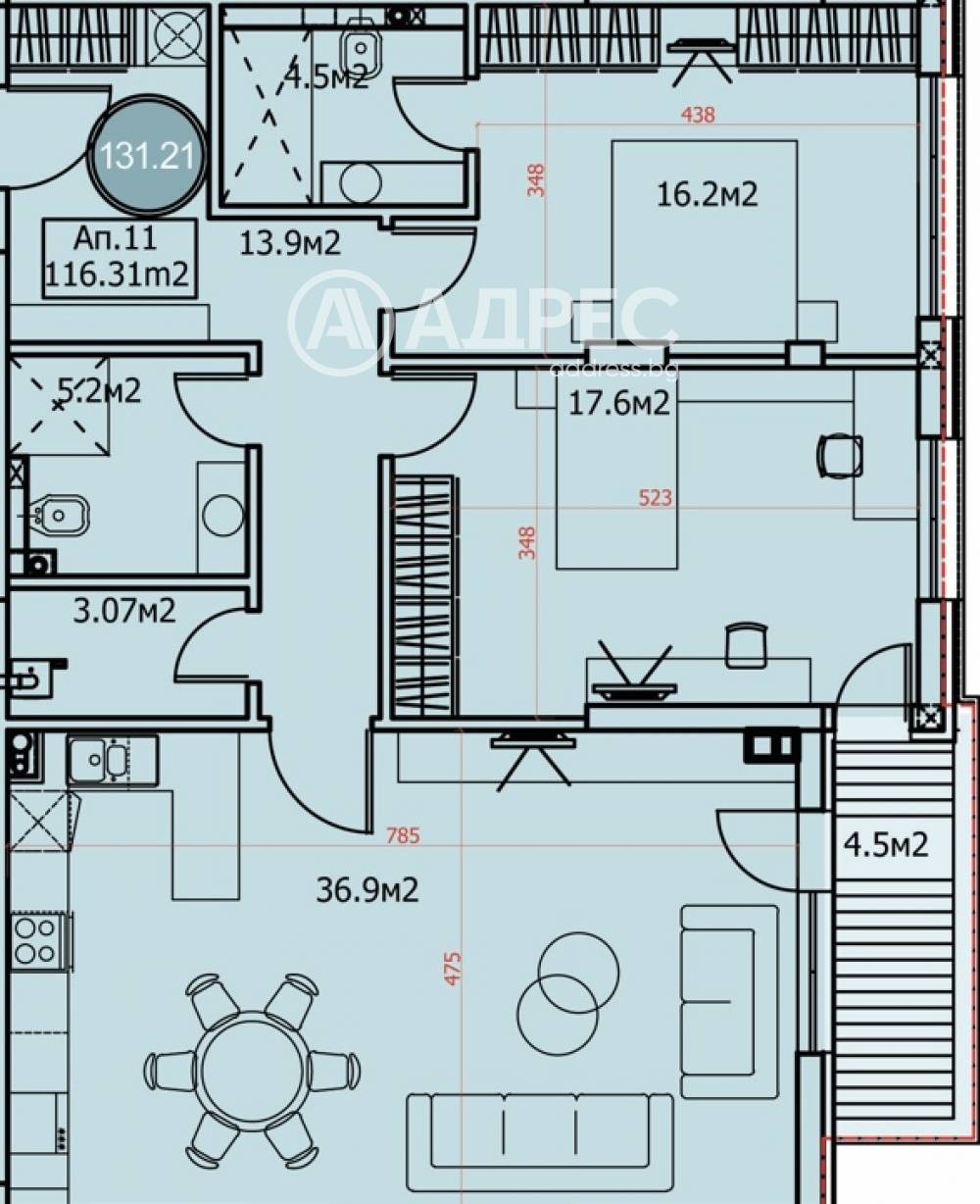 Продава 3-СТАЕН, гр. София, Драгалевци, снимка 2 - Апартаменти - 56625593