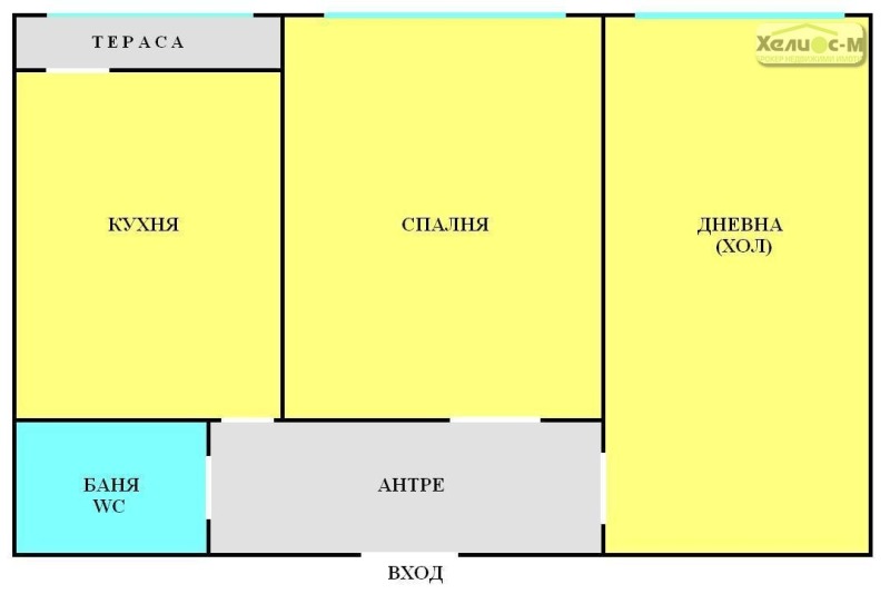 Till salu  1 sovrum Montana , Mladost 2 , 61 kvm | 89939498