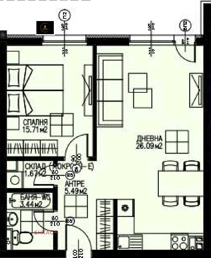 Продава 2-СТАЕН, гр. София, Драгалевци, снимка 2 - Апартаменти - 53048066