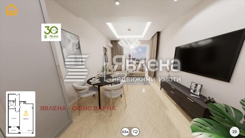 Продава 2-СТАЕН, гр. Варна, Кайсиева градина, снимка 3 - Апартаменти - 53289402