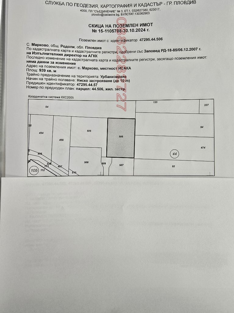 Продава ПАРЦЕЛ, с. Марково, област Пловдив, снимка 6 - Парцели - 53062113