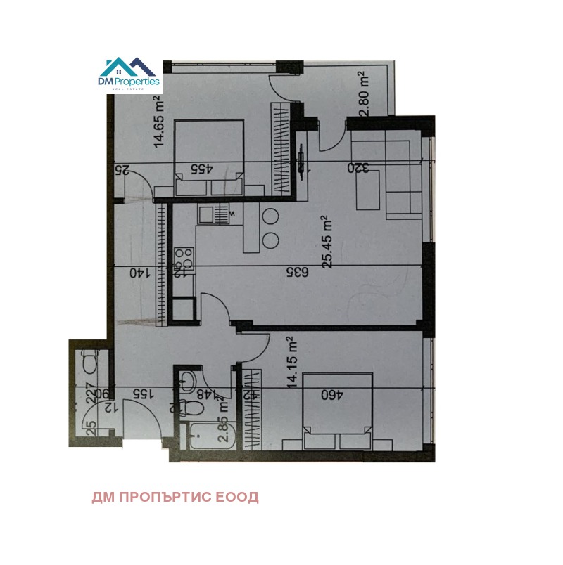 In vendita  2 camere da letto Sofia , Musagenitsa , 100 mq | 40033262 - Immagine [2]