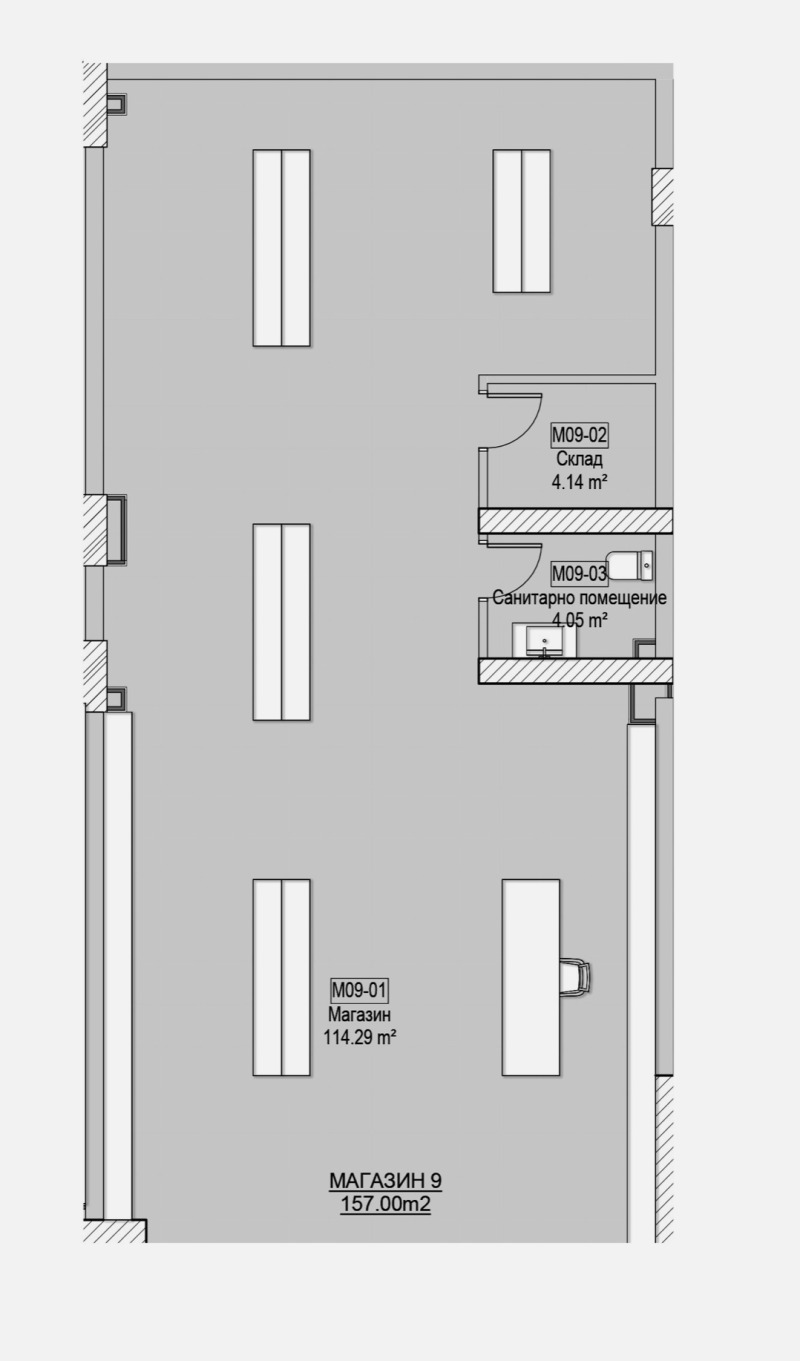 À vendre  Boutique Sofia , Vitocha , 157 m² | 97583776 - image [2]