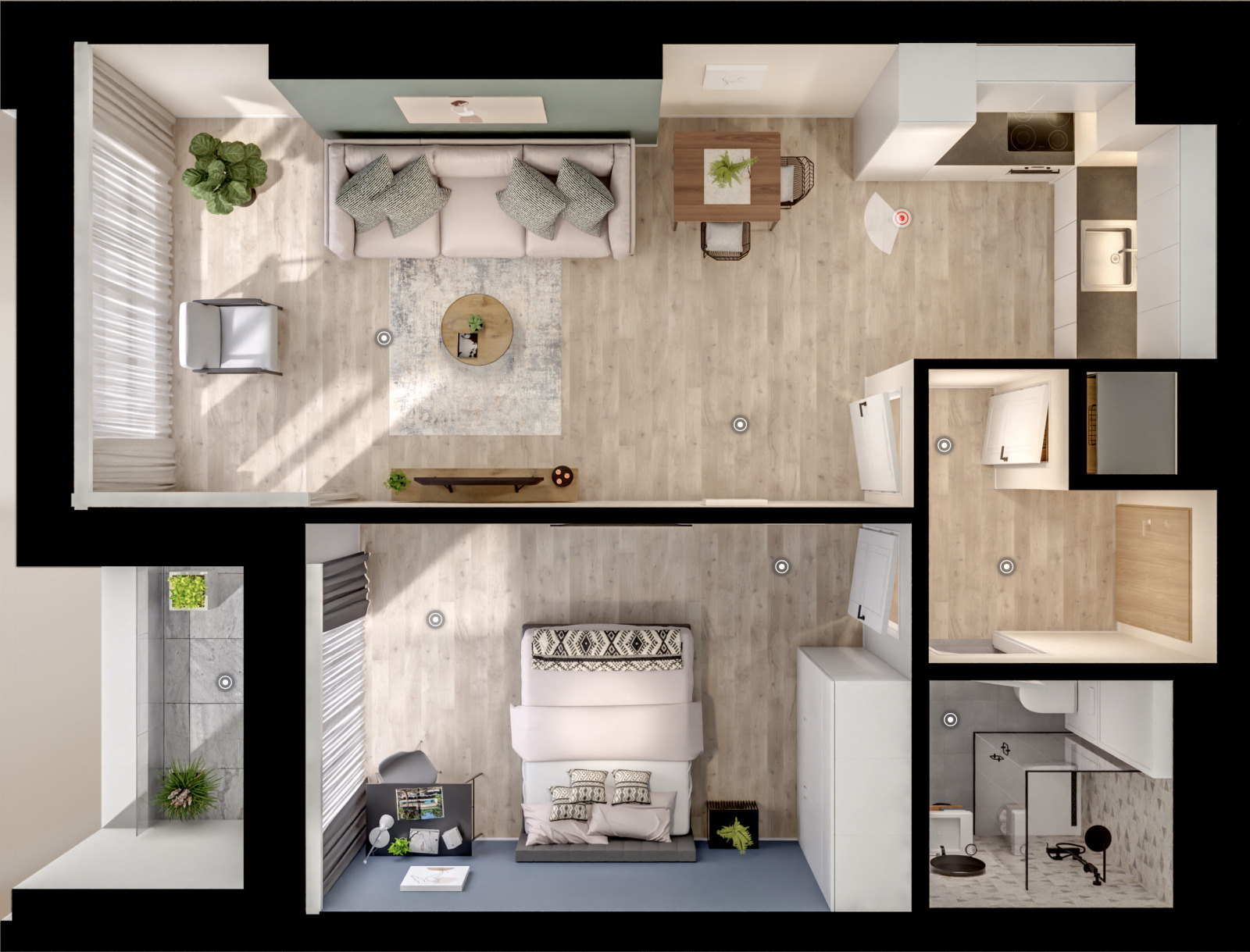 Продава 2-СТАЕН, гр. София, Дружба 1, снимка 3 - Апартаменти - 54639698