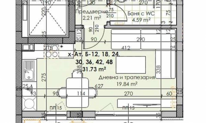 Продава  1-стаен град Пловдив , Южен , 42 кв.м | 62557027 - изображение [4]