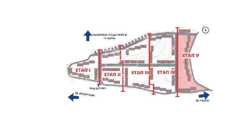 Satılık  1 yatak odası Varna , Galata , 65 metrekare | 41488904 - görüntü [5]