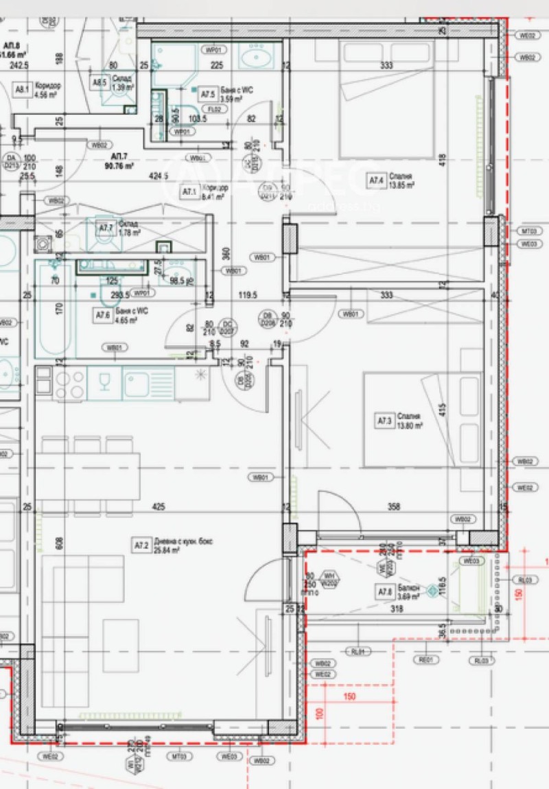 Продава  3-стаен, град София, Кръстова вада •  341 000 EUR • ID 44880000 — holmes.bg - [1] 