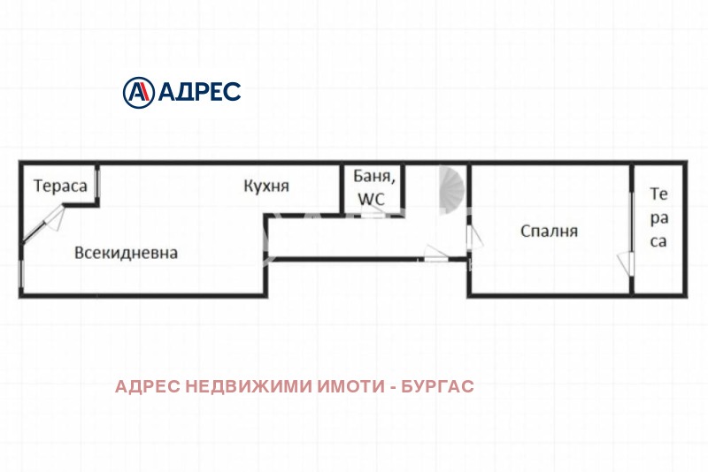 Продава 3-СТАЕН, гр. Бургас, Център, снимка 3 - Aпартаменти - 49582377