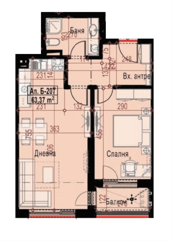 Til salg  1 soveværelse Sofia , Malinova dolina , 76 kvm | 45793845