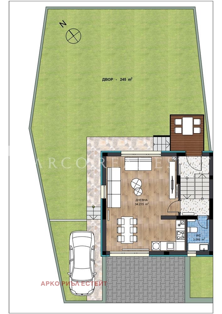 Продава КЪЩА, гр. София, Горна баня, снимка 9 - Къщи - 54407645