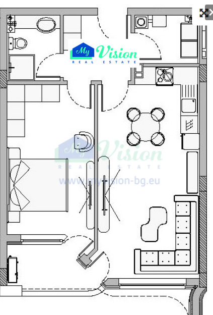 Продава 2-СТАЕН, гр. София, Малинова долина