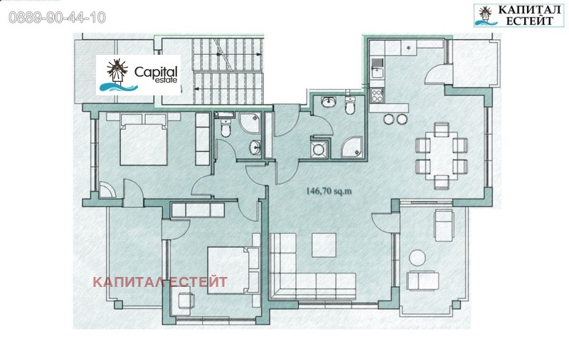 Satılık  3 yatak odası bölge Burgaz , Nesebar , 147 metrekare | 65275024 - görüntü [4]