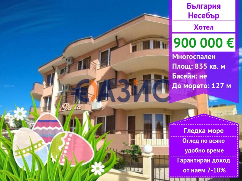 Продаја  Хотел регион Бургас , Несебар , 835 м2 | 25864564