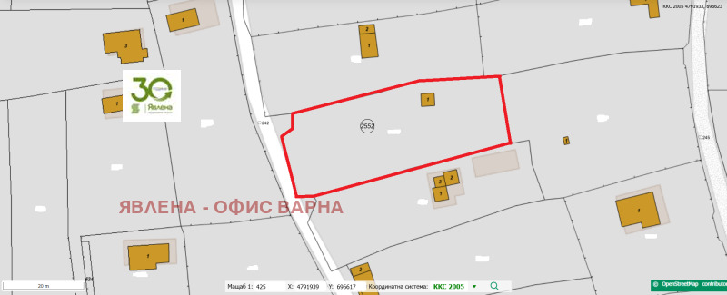 Продава ПАРЦЕЛ, гр. Варна, Изгрев, снимка 2 - Парцели - 53468356