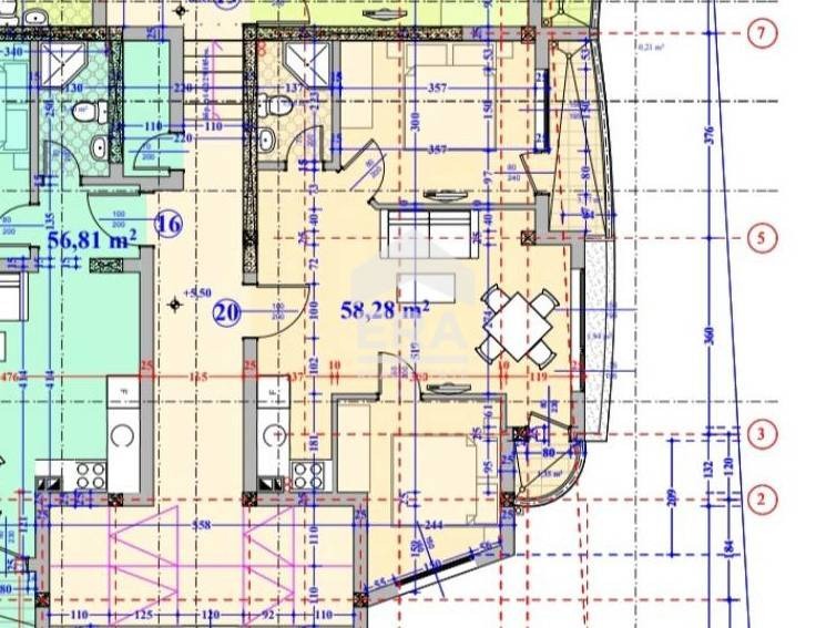 Продава  3-стаен област Добрич , с. Кранево , 71 кв.м | 22091716