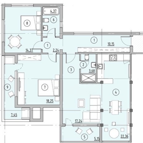 À venda  2 quartos Varna , m-t Alen mak , 140 m² | 54602210 - imagem [16]