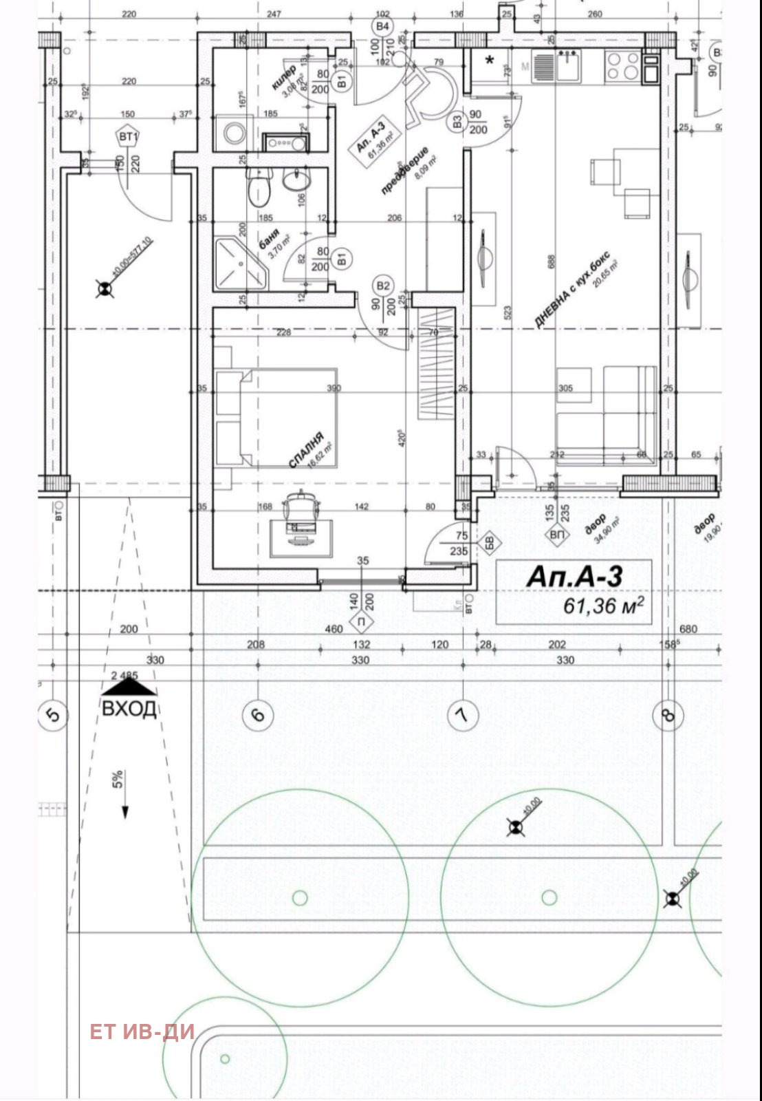 Продава 2-СТАЕН, гр. София, Славия, снимка 10 - Апартаменти - 54809509