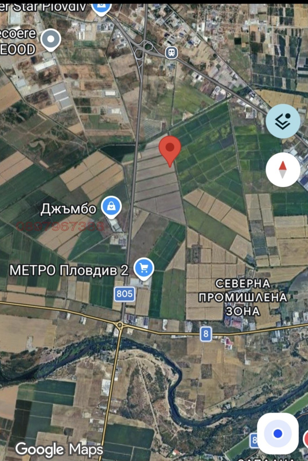 Продава ПАРЦЕЛ, гр. Пловдив, Индустриална зона - Север, снимка 6 - Парцели - 54967940