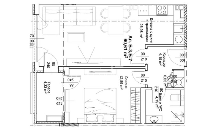 Продава 2-СТАЕН, гр. Пловдив, Христо Смирненски, снимка 1 - Aпартаменти - 48767368