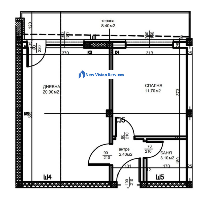 À venda  1 quarto Plovdiv , Trakiia , 61 m² | 64012569