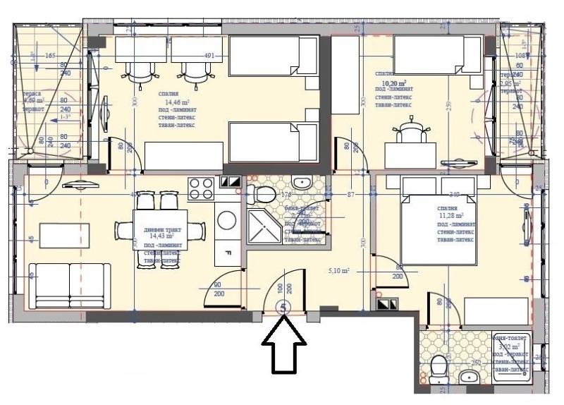 Продава  3-стаен град Варна , Кайсиева градина , 102 кв.м | 52824251 - изображение [3]