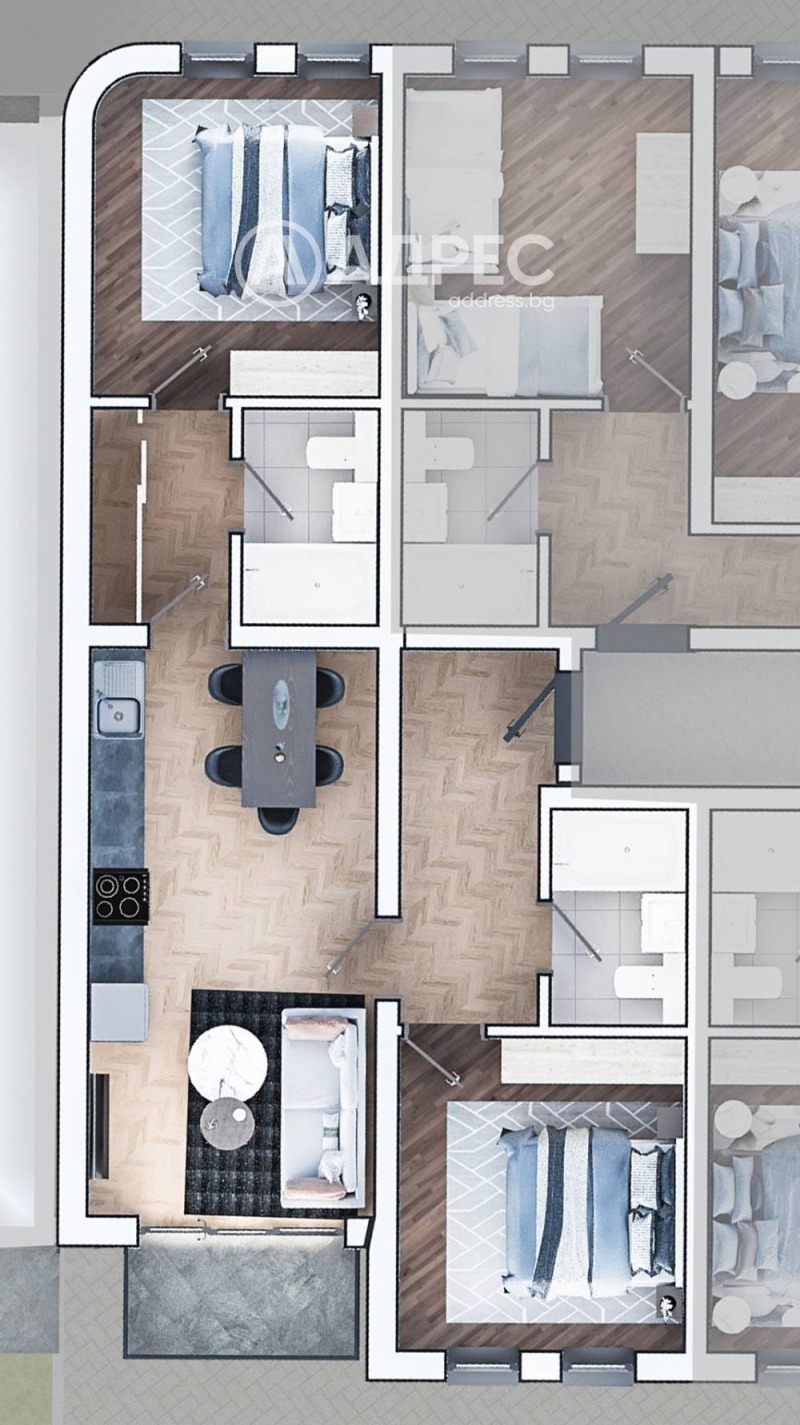 Продава 3-СТАЕН, гр. София, Зона Б-19