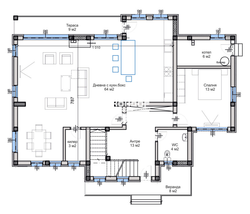 Продава  Къща град Пловдив , Беломорски , 350 кв.м | 35714740 - изображение [14]